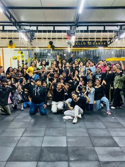 A huge group photo from one of our grand studio events. The smiles say it all. We are grateful for our supportive community.