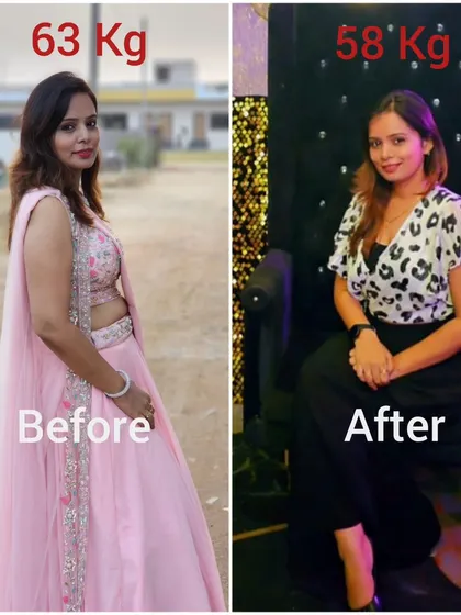 It's not always about a big number. Even a 5 kg weight loss, from 63 kg to 58 kg, brings a massive boost in strength, stamina, and confidence. Fitness changes how you feel in your own skin.
