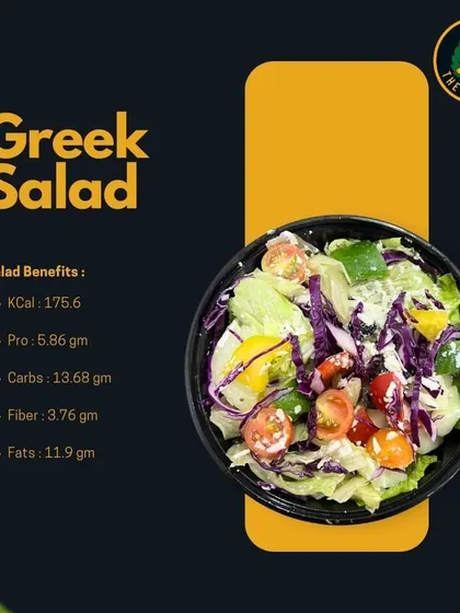 Here are the benefits of my Greek Salad. It's low in calories but rich in flavor and essential nutrients, making it a perfect choice for a light and healthy meal.