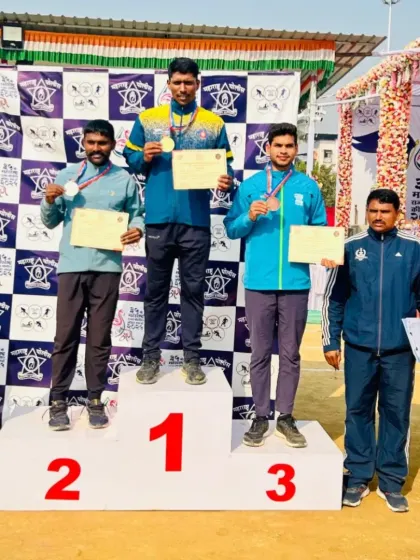 Representing the Maharashtra Police with pride. Our athlete secures 2nd place in the 200m race at the 35th Maharashtra Police Crida, a result of relentless training.