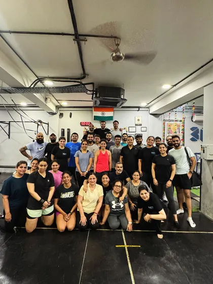 This picture says it all. We aren't just a gym, we are a community. We build strong bonds and friendships by going through the tough workouts together, encouraging each other to raise the standards we set for ourselves.