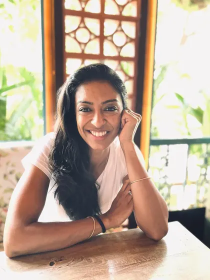 A happy moment captured during my birthday lunch.