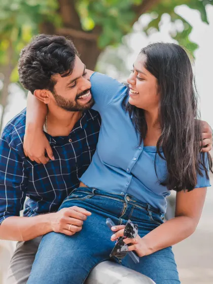 A moment of genuine laughter and connection. Our candid photography aims to capture the joy and ease you feel with each other.