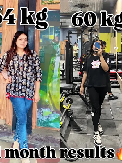 Quick results are possible when you are consistent. This client lost 4 kg in just one month by following my plan.