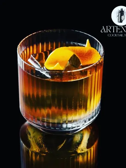 A twist on a classic: the caramelized old fashioned. Made with peated single malt, homemade chocolate bitters, and caramel syrup for a smoky, rich flavor.
