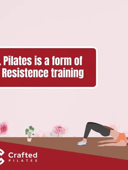 A duplicate of image 90, highlighting that Pilates is a form of resistance training.