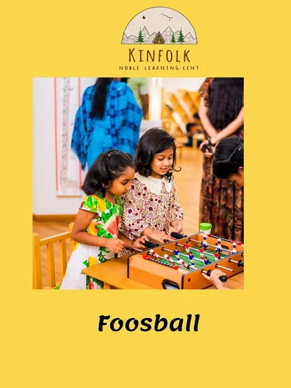 Even foosball got a carnival twist. Events like these are all about shared experiences and creating a sense of community and fun for our little folks and their families.
