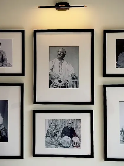 My wall of Gurus, the legends who have inspired my journey. I begin my day by seeking their blessings. This is the Guru-Shishya Parampara that I am humbled to be a part of.