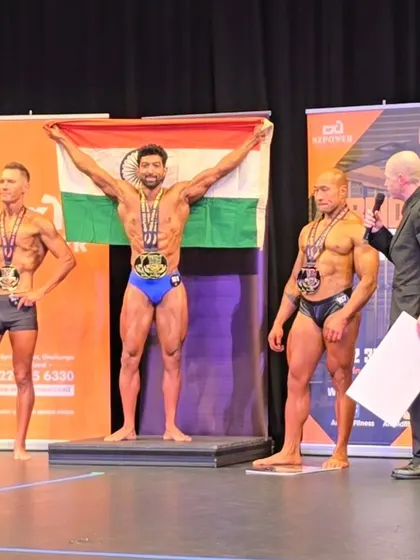 On the winner's podium at the INBA World Championships. This is the goal for every athlete I coach.