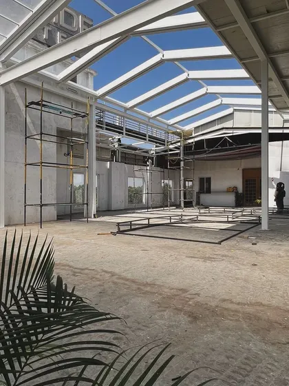 An empty shell of a site, full of potential. This was the beginning of our restropub project.