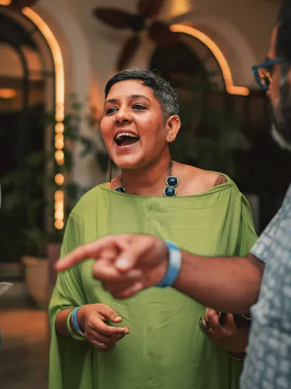 The joy of a great conversation. My spaces are designed to foster connection, making them ideal for everything from lively parties to meaningful private gatherings.