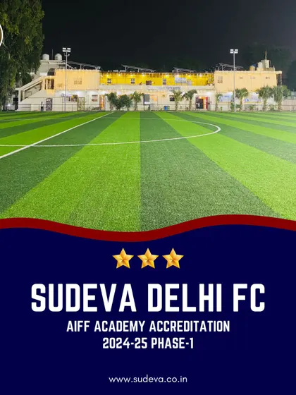 We are proud to announce that Sudeva Delhi FC has earned a 3-Star Accreditation from the AIFF. This is a testament to our high standards in infrastructure, coaching, and overall player development.