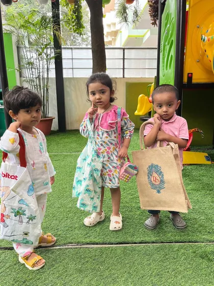 We prepare children for the real world with essential life skills. This gallery shows our Market Day, where kids learn about shopping and transactions, and important workshops on dental hygiene and personal safety, all taught in an engaging, age-appropriate manner.