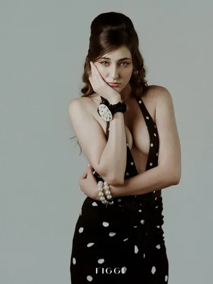 An emotional, quiet moment from the Figgi Magazine shoot.