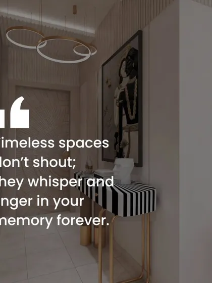 We believe that timeless spaces don't shout; they whisper. Great design is about finding a balance where some elements can shine while others quietly support them, creating a feeling of natural and effortless calm.