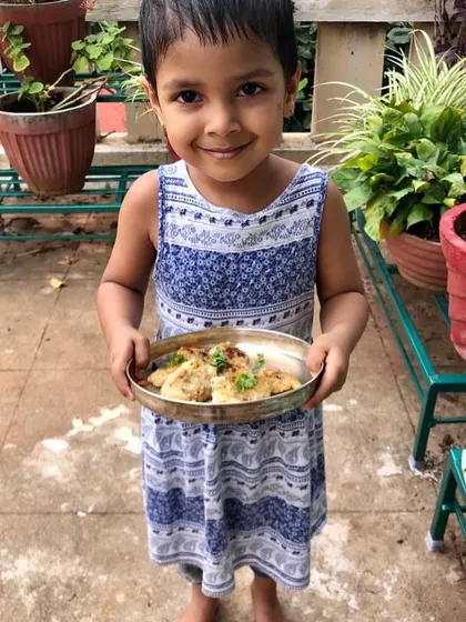 As part of a cookery activity, our children followed a recipe to make delicious Aloo Tikki. They practiced measuring, mixing, and shaping, and were so proud to share the final dish with their families.