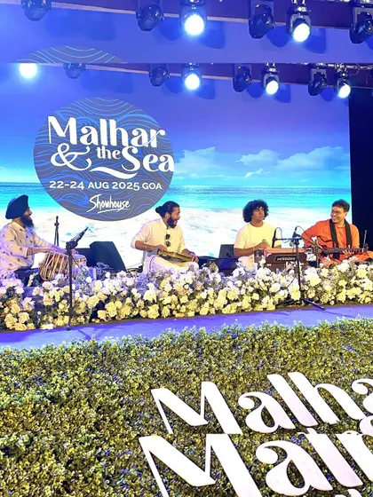 Performing at the 'Malhar & the Sea' festival in Goa with some incredibly talented musicians. This is a glimpse of a live fusion performance where classical Indian sounds meet contemporary arrangements.