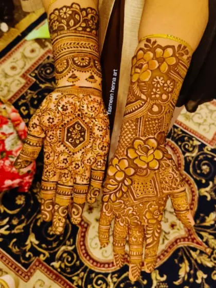 Another view of this creative, mismatched design. It's perfect for someone who wants something a little different.
