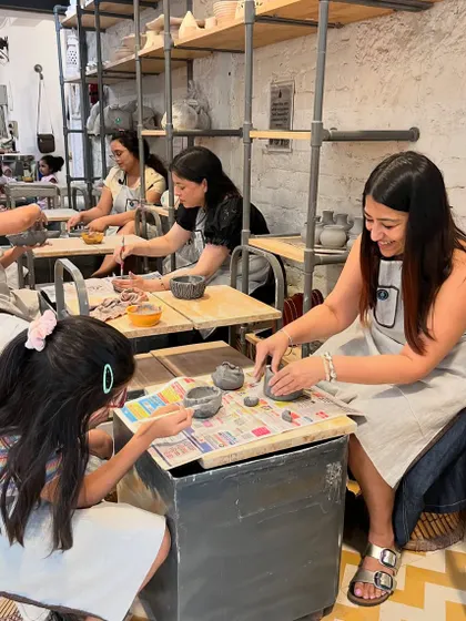 Our Mother's Day "Family of Bowls" workshop was filled with messy hands and warm hearts. Families came together to shape more than just clay; they shaped lasting memories.