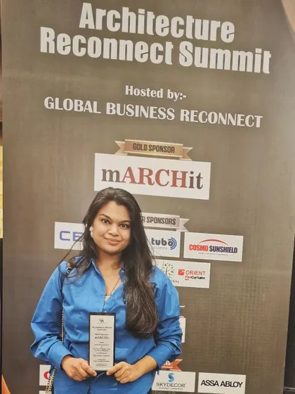 At the Architecture Reconnect Summit. These events are a great opportunity to connect with fellow professionals and stay inspired.