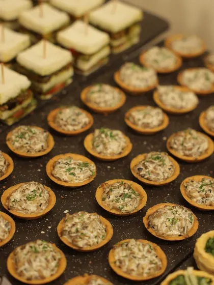 The details make the difference. These creamy mushroom vol-au-vents are a popular choice for my event menus, offering a savory, bite-sized taste of European flavor that is perfect for mingling and conversation.
