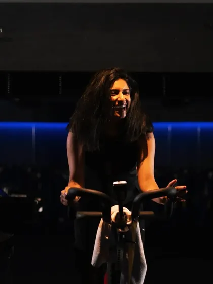 Sahana shares her story: spin was her escape, and now she's bringing that energy to her own classes at Chakra.