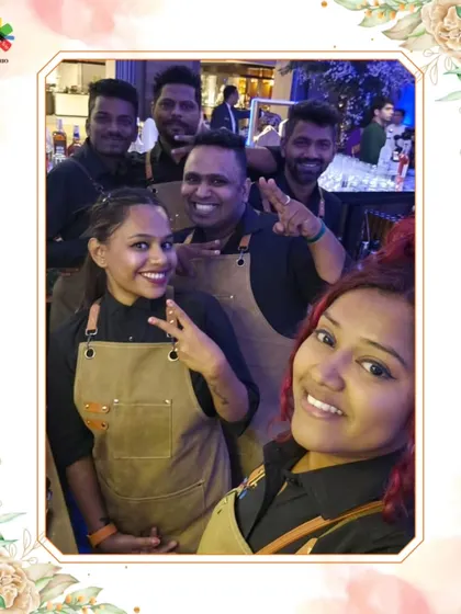 A happy group selfie of our team. We foster a work environment that is professional yet fun and supportive.