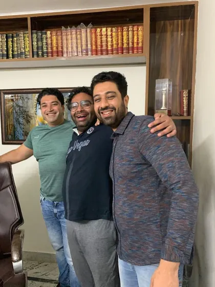 Sharing a laugh with colleagues in my chamber. A positive and collaborative environment is important, even when dealing with the pressures of legal cases.