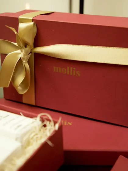 The elegant presentation of my large Diwali gift box, perfect for making a statement.
