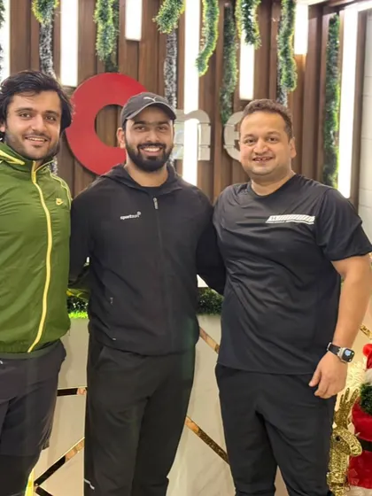 All smiles from this group of members, enjoying the camaraderie and festive cheer at our club.