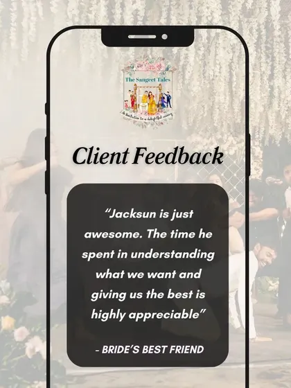 "Jacksun is just awesome." We love that our choreographers take the time to understand exactly what our clients want and deliver the best.