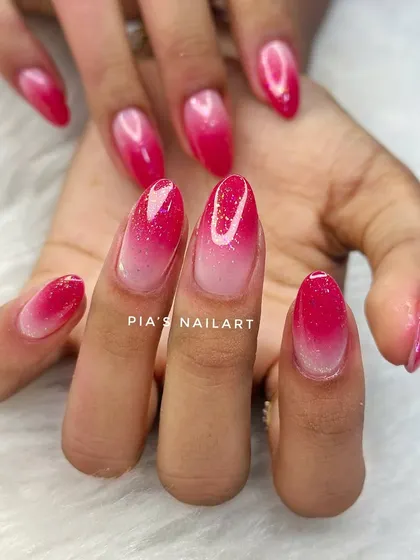 A beautiful festive ombre in shades of pink and red. Perfect for any celebration.