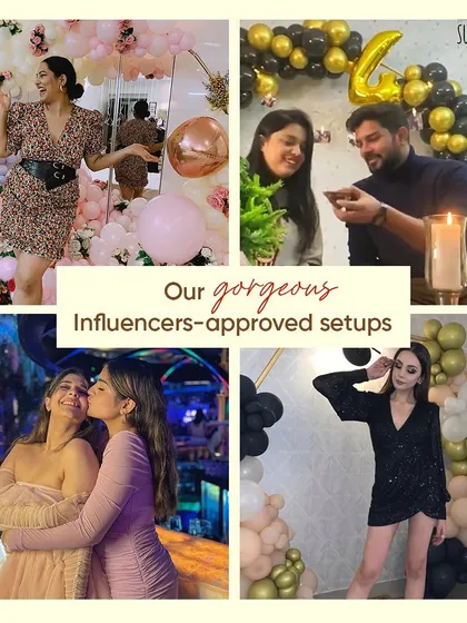 A collage of our gorgeous, influencer-approved setups. We are so grateful to have worked with so many amazing creators and style icons.