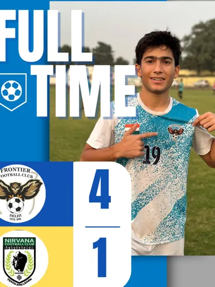 Full time in our friendly match. A 4-1 victory for our team.