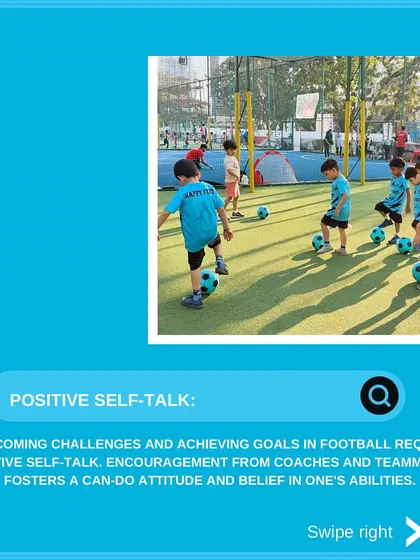 Our coaches and teammates foster positive self talk. By overcoming challenges in a supportive environment, kids develop a can do attitude and a strong belief in their own abilities.