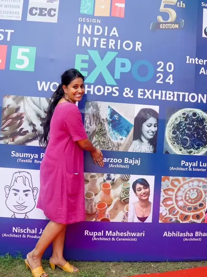 It was such an honour to be featured as a workshop host at the Design India Interior Expo. Sharing my knowledge of resin art with the design community in Jaipur is something I am truly passionate about.