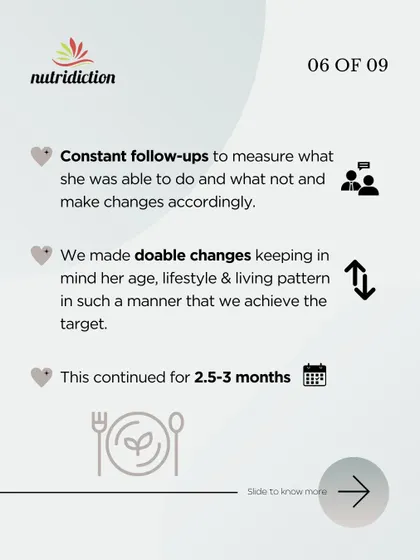 This is Rakshanda's inspiring story of regaining her health at 60. Battling diabetes, spine issues, and low energy, we used a CGM sensor and a personalized diet to balance her blood sugar, restore her energy, and improve her overall health in just three months.