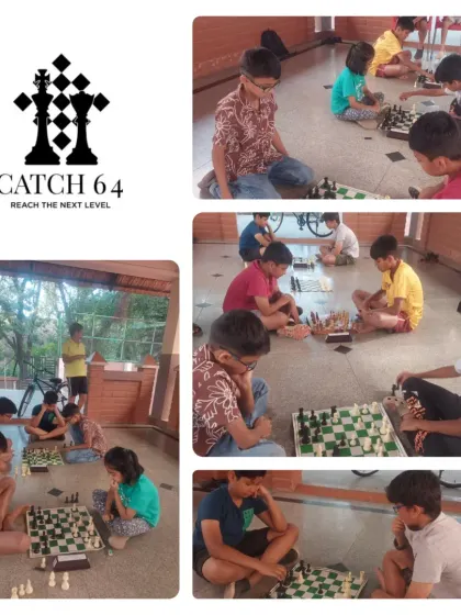 Our club tournaments are held in various settings to keep things fresh and engaging. This collage captures the spirit of competition and camaraderie among our students.