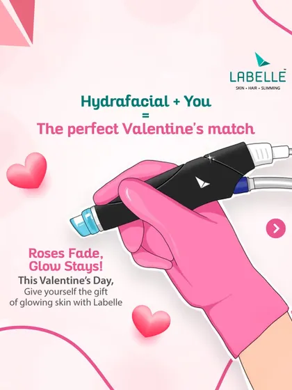 A HydraFacial and you are the perfect Valentine's match. Roses fade, but the glow from our signature facial stays. It's the perfect way to gift yourself some love.