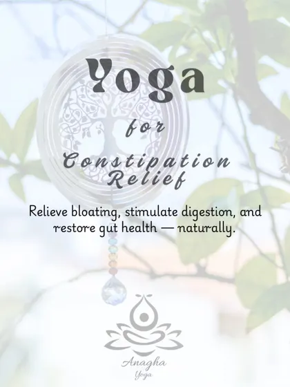 My yoga for constipation relief program focuses on relieving bloating, stimulating digestion, and restoring gut health naturally.