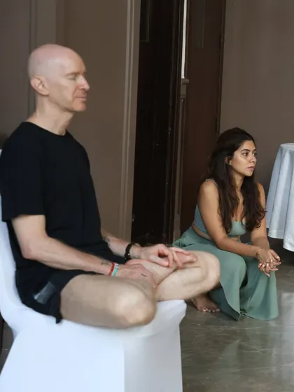 I believe in being a lifelong student. Learning from masters like Eddie Stern deepens my own understanding and enriches what I can offer to you. These moments of study are invaluable, allowing me to bring authentic, time tested wisdom to our practice.
