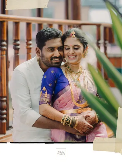 A duplicate of 281, another beautiful frame of the couple's happy embrace.
