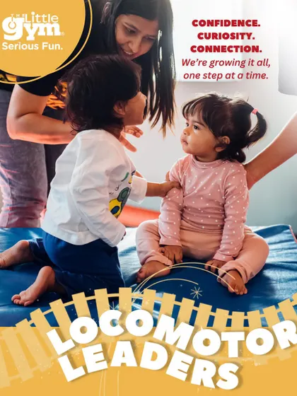 These images showcase our "Locomotor Leaders" theme for the youngest age group. We focus on crawling, cruising, and those first wobbly steps, celebrating every milestone with you right by their side.