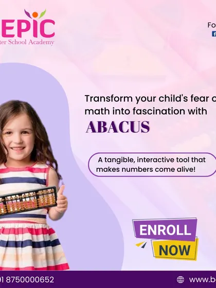 I help transform a child's fear of math into fascination. The abacus is a tangible, interactive tool that makes numbers come alive, building a positive relationship with learning.