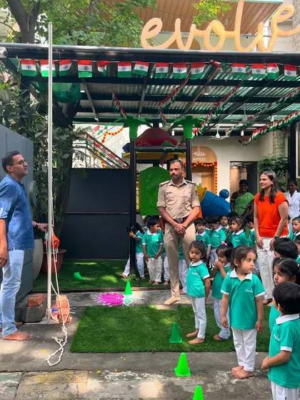A glimpse into our festive celebrations, including Independence Day, Janmashtami, Ganesh Chaturthi, Diwali, and Christmas. Children participate in flag hoisting, dress in traditional attire, create festive crafts, and learn the significance of each occasion, fostering a deep appreciation for our diverse culture.