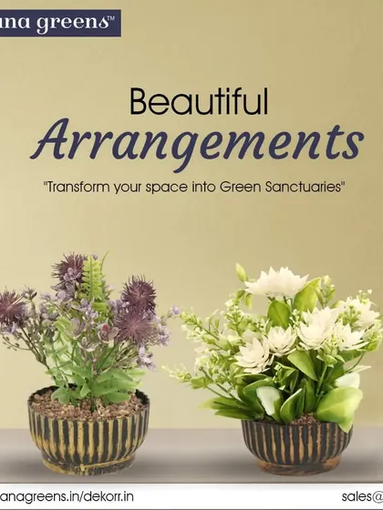 Transform your space into a green sanctuary. These small, rustic potted arrangements are perfect for adding a bit of natural charm to a shelf or side table.