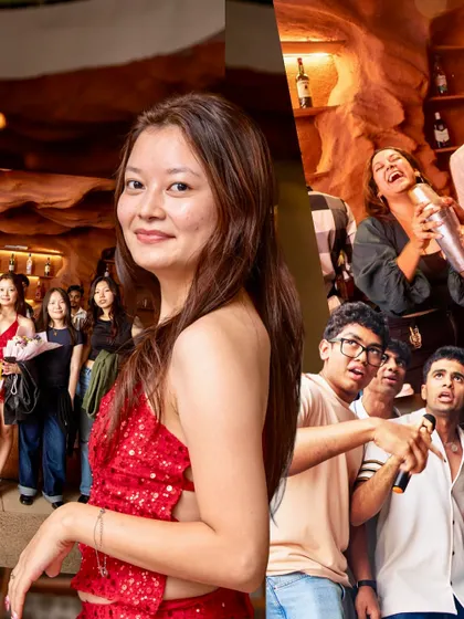 The energy of the crowd is what fuels the night. This collage shows guests singing along and enjoying the vibrant atmosphere.