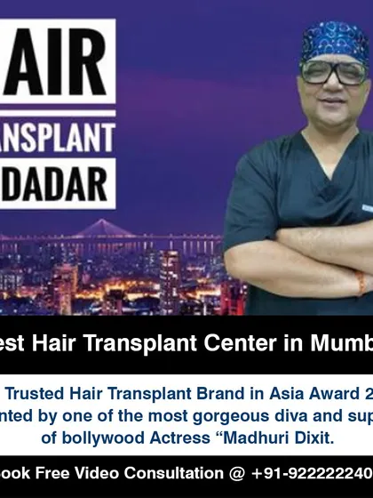 We were honored to be named the "Most Trusted Hair Transplant Brand in Asia" in 2019, an award presented by the superstar Madhuri Dixit. This recognition reflects our commitment to quality, safety, and patient satisfaction.