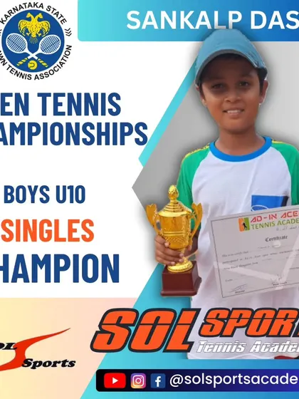 We celebrate Sankalp Das, our Boys U10 Singles Champion. Our program focuses on building a strong foundation for our youngest competitors to succeed.