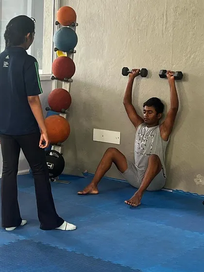 Our sports science team is dedicated to the health of our players. Here, our physios work one-on-one with athletes on injury prevention exercises, mobility work, and rehabilitation, ensuring they stay healthy and strong.